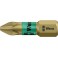 Embout extra-dur, pour vis cruciforme 1/4'' PH avec zone de Bi-torsion, 25 mm de long, Dimensions : PH 1, Long. totale 25 mm