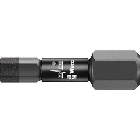 Embout Impaktor 1/4" DIN3126C6,3 six pans femelle 4x25mm Wera 1 PCS