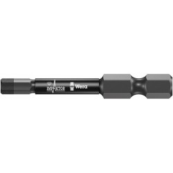 Embout pour vis à 6 pans femelle 1/4'' Impaktor, 50 mm de long, Cote s/plats : 6 mm, Long. totale 50 mm (Par 5)