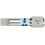 Embout pour vis à fente 1/4'', acier inoxydable avec zone de torsion, 25 mm de long, Larg. : de lame x Épaisseur de lame : 6,5 x 1,2 mm
