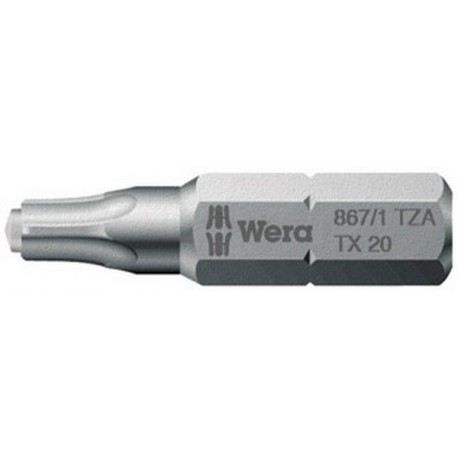 Embout à tenon 1/4" DIN3126C6,3 T15x25mm Wera 1 PCS