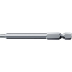 Embout pour vis TORX® femelle 1/4'', 70 mm de Long., Dimensions : T 30