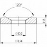 Rondelle à portée conique DIN6319D M12 AMF 1 PCS