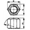 Écrou six pans DIN6330B M22/32 AMF 1 PCS