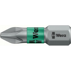 Embout BiTorsion tenace 1/4" DIN3126C6,3 PZ2x25mm Wera 1 PCS