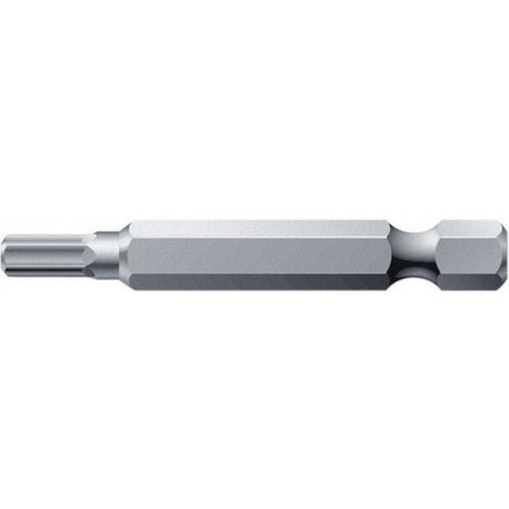 Embout tenace 1/4" DIN3126E6,3 six pans femelle 2x50mm Wera 1 PCS