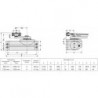 Dorma - Ferme-porte ts 59 - Finition.Argent - Force.EN 3 - Larg. porte m.1,05 -