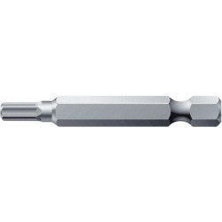 Embout tenace 1/4" DIN3126E6,3 six pans femelle 6x50mm Wera 1 PCS