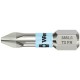 Embout inox 1/4" DIN3126C6,3 PH1x25mm Wera 1 PCS