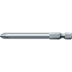 Embout semi-dur, pour vis cruciforme 1/4'' PH, 89 mm de long, Dimensions : PH 1