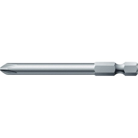Embout semi-dur, pour vis cruciforme 1/4'' PH, 89 mm de long, Dimensions : PH 2