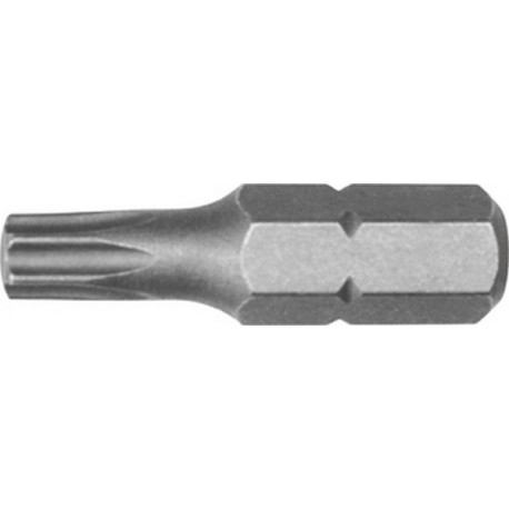Embout semi-dur, pour vis TORX® 1/4'', 25 mm de long, Dimensions : T 10