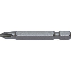 Embout semi-dur, pour vis cruciforme 1/4'' PH, avec zone de torsion, 50 mm de long, Dimensions : PH 3