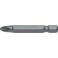 Embout semi-dur, pour vis cruciforme 1/4'' PH, avec zone de torsion, 50 mm de long, Dimensions : PH 3
