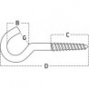 Crochet Plafond zn 60 (Par 100)
