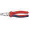 Pince universelle en acier spécial pour outils, tête chromée, poignées à gaine en plastique, Long. : 160 mm, Capacité de coupe du Ø du fil dur 2,0 mm