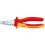 Pince universelle VDE en acier spécial pour outils, tête chromée, poignées à gaine en plastique, Long. : 160 mm, Capacité de coupe du Ø du fil dur 2,0 mm