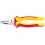 Pince universelle VDE A. chrome vanadium, tête chromée, poignées à gaine en plastique, Long. : 200 mm, Capacité de coupe du Ø du fil dur 2,5 mm