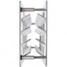 Grille d'aération en acier inoxydable 500 x 100 mm