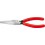 Pince à longs becs, becs plats en acier au chrome vanadium, tête polie, poignées à gaine en plastique, Long. : 190 mm, Long. des becs 50,0 mm