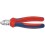 Pince coupante de côté, tête chromée, poignées à gaine en plastique, Long. : 180 mm, Capacité de coupe pour fil semi-dur Ø 3,0 mm, fil dur Ø 2,5 mm