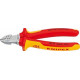 Pince coupante latérale à dénuder, tête chromée, isolée jusqu'à 1000 V, Long. : 160 mm