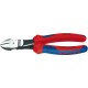 Pince coupante latérale démultipliée, Long. : 180 mm, Capacité de coupe pour fil semi-dur Ø 3,8 mm, fil dur Ø 2,7 mm, corde à piano Ø2,2 mm