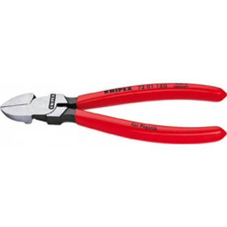 Pince coupante diagonale pour plastique sans biseau 160mm KNIPEX 1 PCS