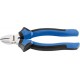 Pince coupante latérale, Acier Vanadium, tête chromée, poignées à gaine en plastique, Long. : 140 mm