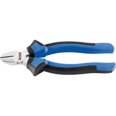 Pince coupante latérale, Acier Vanadium, tête chromée, poignées à gaine en plastique, Long. : 140 mm
