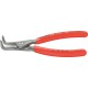 Pince à circlips extérieurs de précision, modèle courbé, Dimensions : A 31, Ø d'arbre 40-100 mm, Long. 210 mm