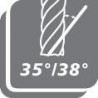 Fraise D844K PM Ratio 12,0mm Fire Guhring