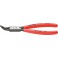 Pince à circlips intérieurs, modèle courbé, Dimensions : J 32, Ø d'alésage 40-100 mm, Long. 225 mm