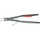 Pince à grands circlips intérieurs, modèle courbé, Dimensions : J 61, Ø d'alésage 252-400 mm, Long. 600 mm