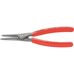 Pince de précision pour circlips extérieurs, becs droits, Dimensions : A 3, Ø d'arbre 40-100 mm, Long. 225 mm