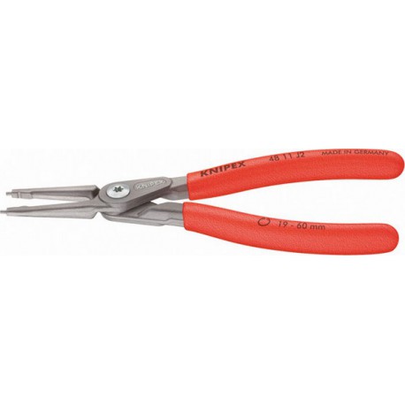 Pince de précision pour circlips intérieurs, becs droits, Dimensions : J 1, Ø d'alésage 12-25 mm, Long. 140 mm