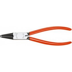 Pince pour circlips intérieurs, modèle droit, en acier inoxydable au chrome vanadium, pointes antidérapantes, Dimensions : J 2, Ø d'alésage 19-60 mm
