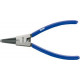 Pince pour circlips extérieurs, modèle droit, en acier au chrome vanadium, Dimensions : A 1, Ø d'arbre 10-25 mm, Long. 140 mm