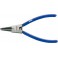 Pince pour circlips extérieurs, modèle droit, en acier au chrome vanadium, Dimensions : A 1, Ø d'arbre 10-25 mm, Long. 140 mm