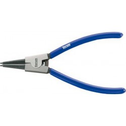 Pince pour circlips extérieurs, modèle droit, en acier au chrome vanadium, Dimensions : A 3, Ø d'arbre 40-100 mm, Long. 225 mm