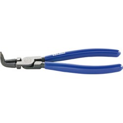 Pince pour circlips intérieurs, courbée, en acier au chrome vanadium, Dimensions : J 21, Ø d'alésage 19-60 mm, Long. 180 mm