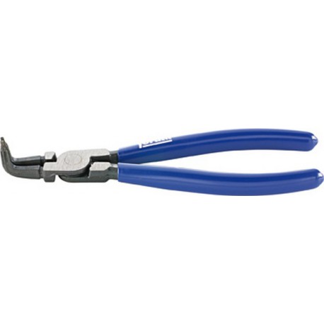 Pince pour circlips intérieurs, courbée, en acier au chrome vanadium, Dimensions : J 31, Ø d'alésage 40-100 mm, Long. 225 mm