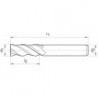 SL-Foret 6527L VHM FIRE 8mm Z 4 HA Guhring