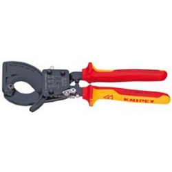 Coupe-câble VDE, tête vernie, Long. : 280 mm, Ø de la capacité de coupe 52* mm, Section du conducteur 380 mm²