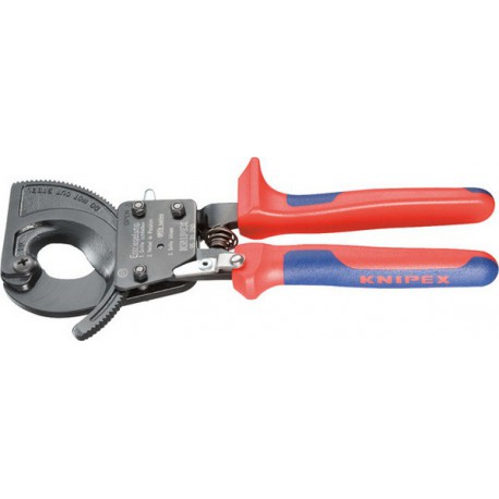 Coupe-câble, tête vernie, Long. : 320 mm, Ø de la capacité de coupe 60 mm, Section du conducteur 600 mm²