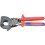 Coupe-câble, tête vernie, Long. : 320 mm, Ø de la capacité de coupe 60 mm, Section du conducteur 600 mm²
