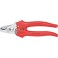 Coupe-câbles, tête polie, poignées à gaine en plastique., Long. : 165 mm, Ø de la capacité de coupe 10 mm, Section du conducteur 24 mm²