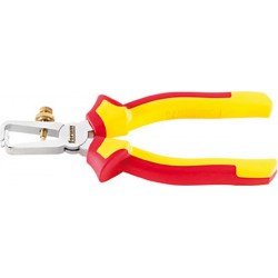 Pince à dénuder, VDE, Long. : 160 mm, Valeurs de dénudage du Ø 5 mm, Section du conducteur 10 mm²