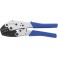 Pince à sertir pour cosses de câbles et connecteurs à fiches avec dispositif de blocage forcé, Section du conducteur : 0,5-6 mm²