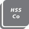 Foret DIN338RN HSSCo 9,50mm poli PTG